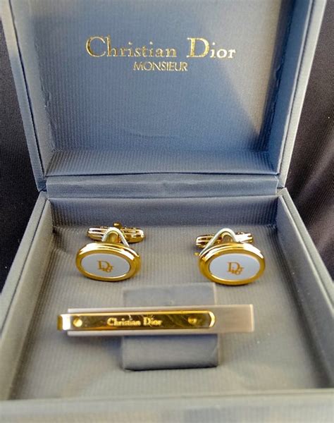 christian dior mens tie|christian dior cufflinks men.